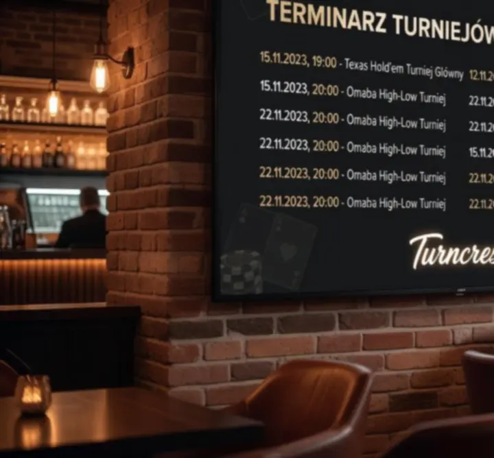 Ilustracja terminarza turniejów pokerowych w Xia